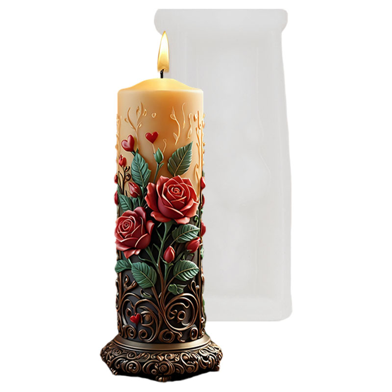 European-Style Red Rose Heart- - Candle Making Vinings review and price