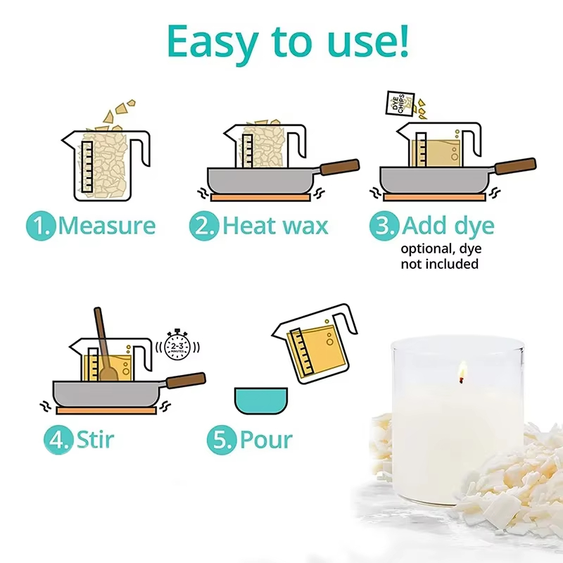 1kg/500/250/100g Pure Soy Wax  - Candle Making Uk review and price