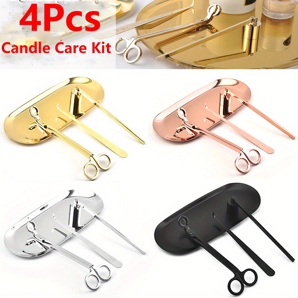 4pcs/set Luxury Candle Care Ki - Candle Making Items review and price