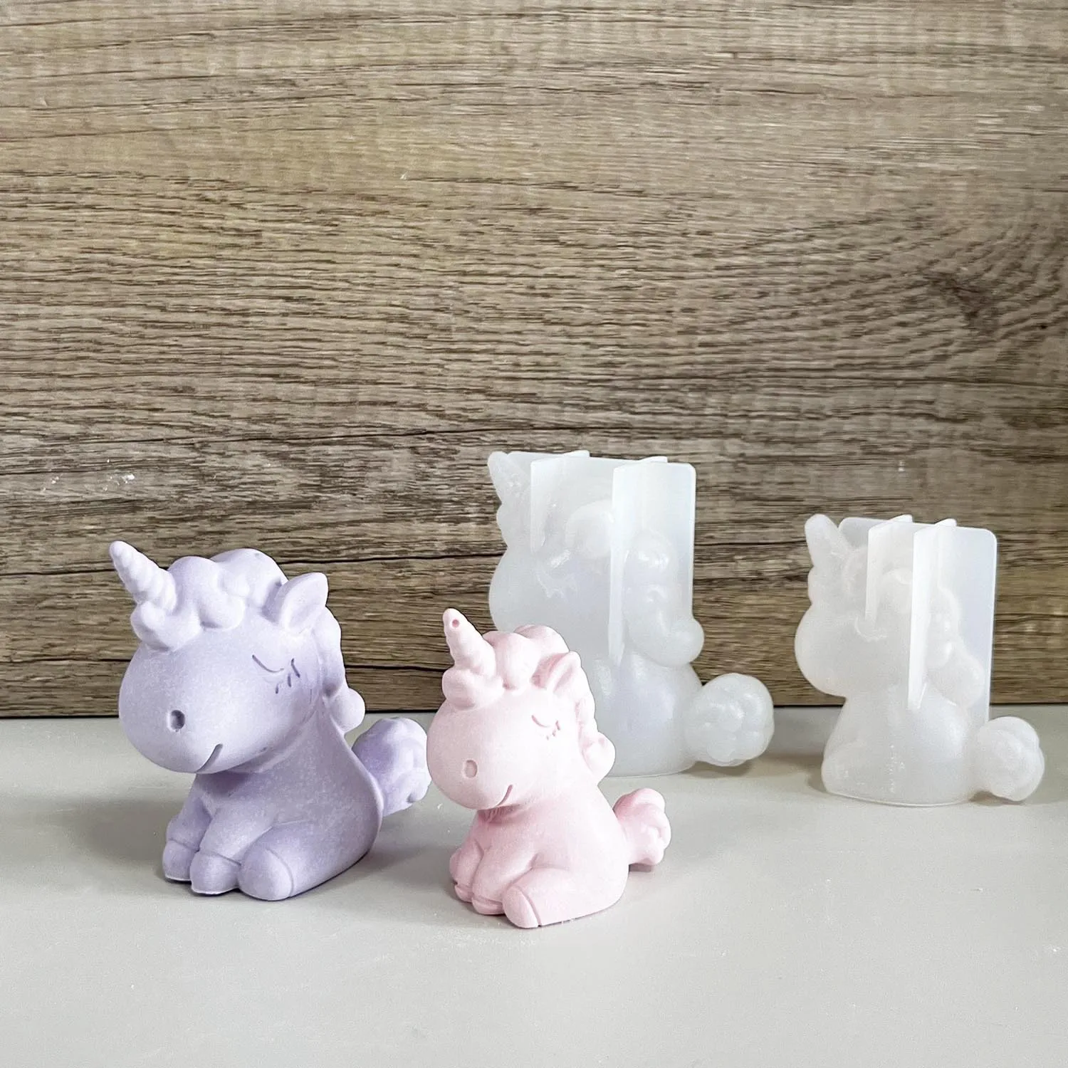 3D Geometric Silicone Unicorn  - Candle Making Items review and price