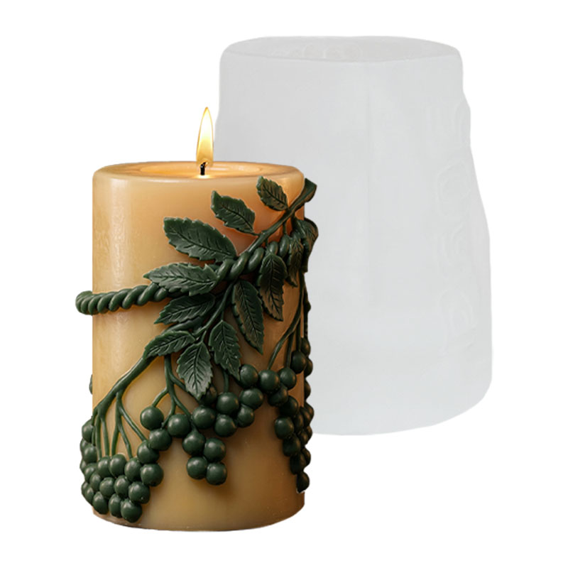 Vine Green Leaf Berry Relief-S - Candle Making Vinings review and price