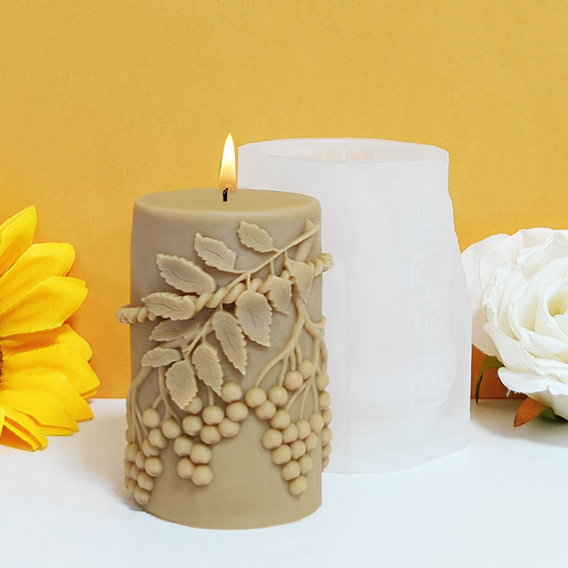 Vine Green Leaf Berry Relief-S - Candle Making Vinings review and price