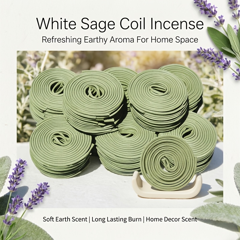 White sage scented spiral ince - Uv Inhibitor Candle review and price