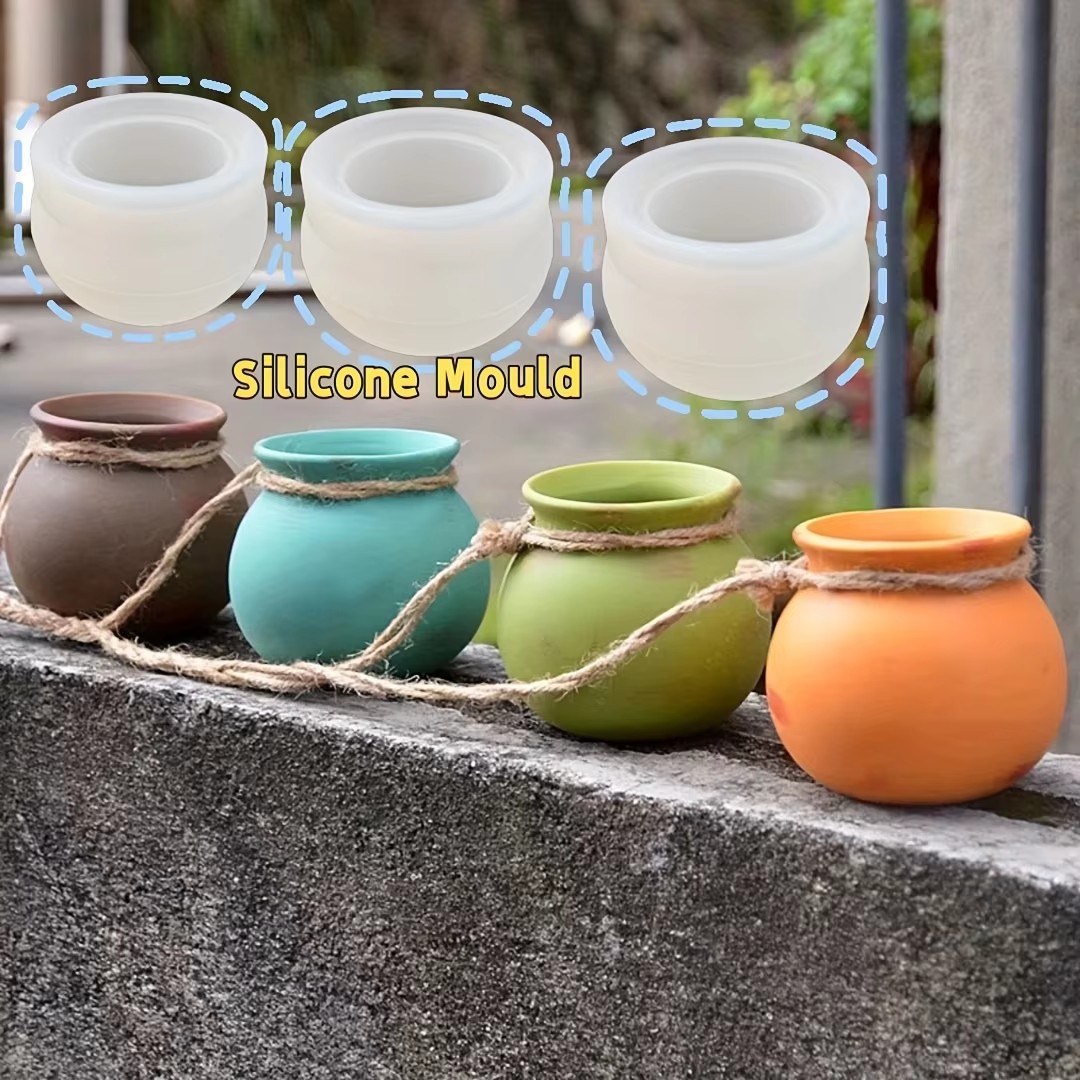 Silicone Flower Pot Molds, Res - Candle Making Items review and price
