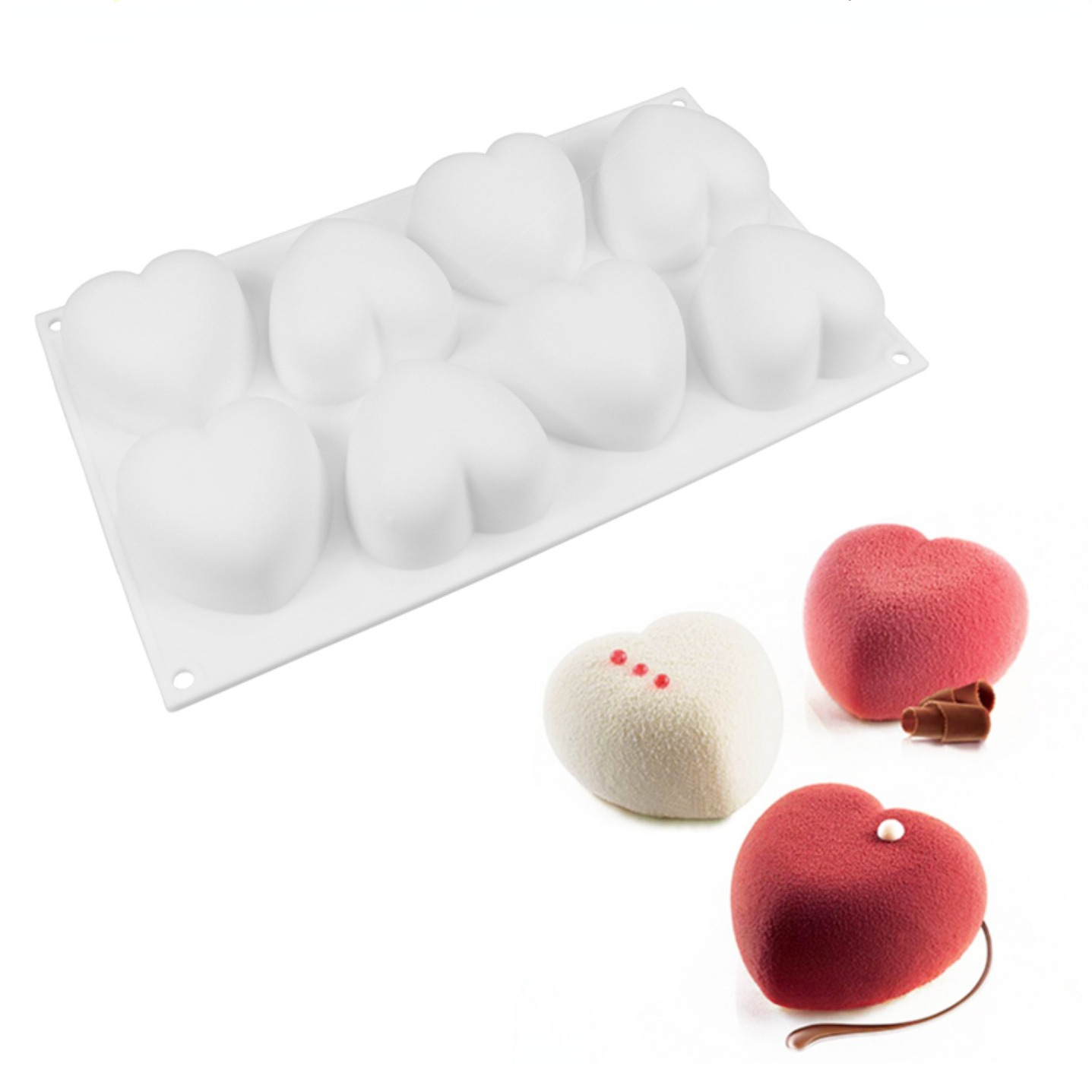 Love Heart Silicone Soap Mold  - Candle Making Items review and price