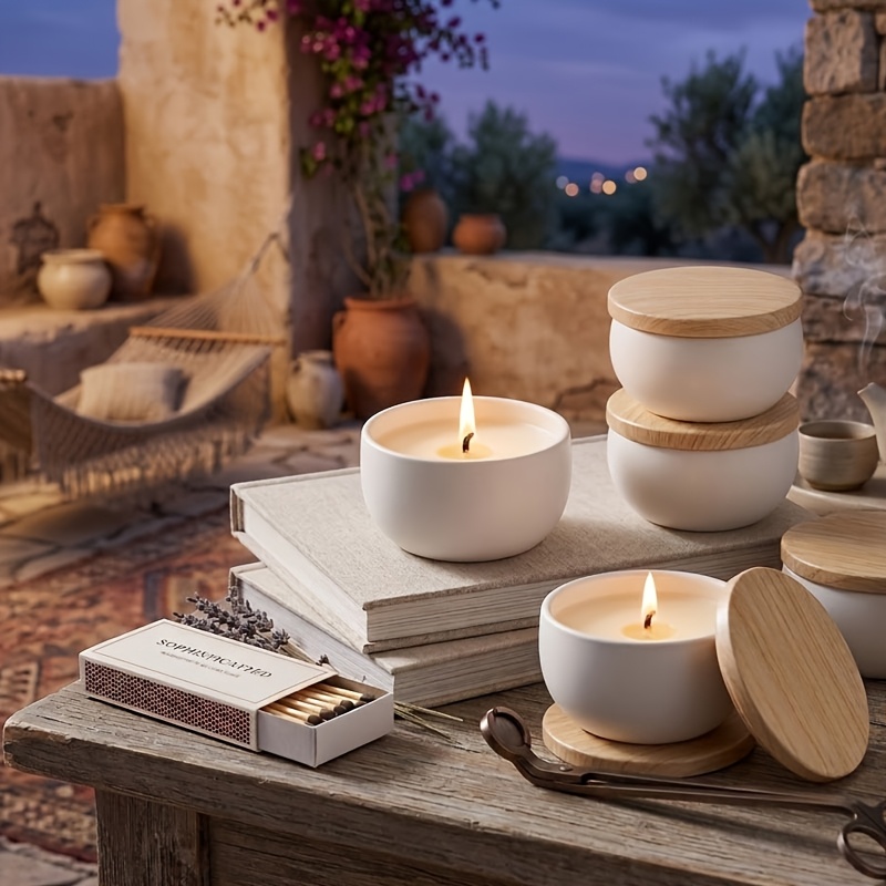 White matte empty candle jars  - Candle Making Jars Wholesale review and price
