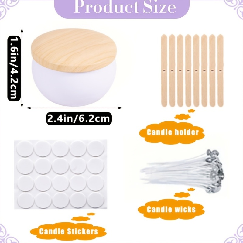 White matte empty candle jars  - Candle Making Jars Wholesale review and price