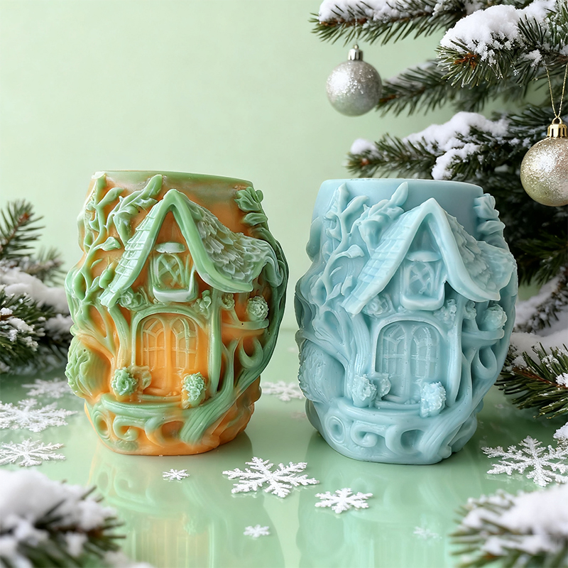 Relief Pillar House Form Silic - Candle Making Vinings review and price