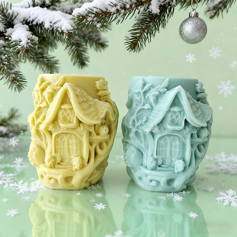 Relief Pillar House Form Silic - Candle Making Vinings review and price