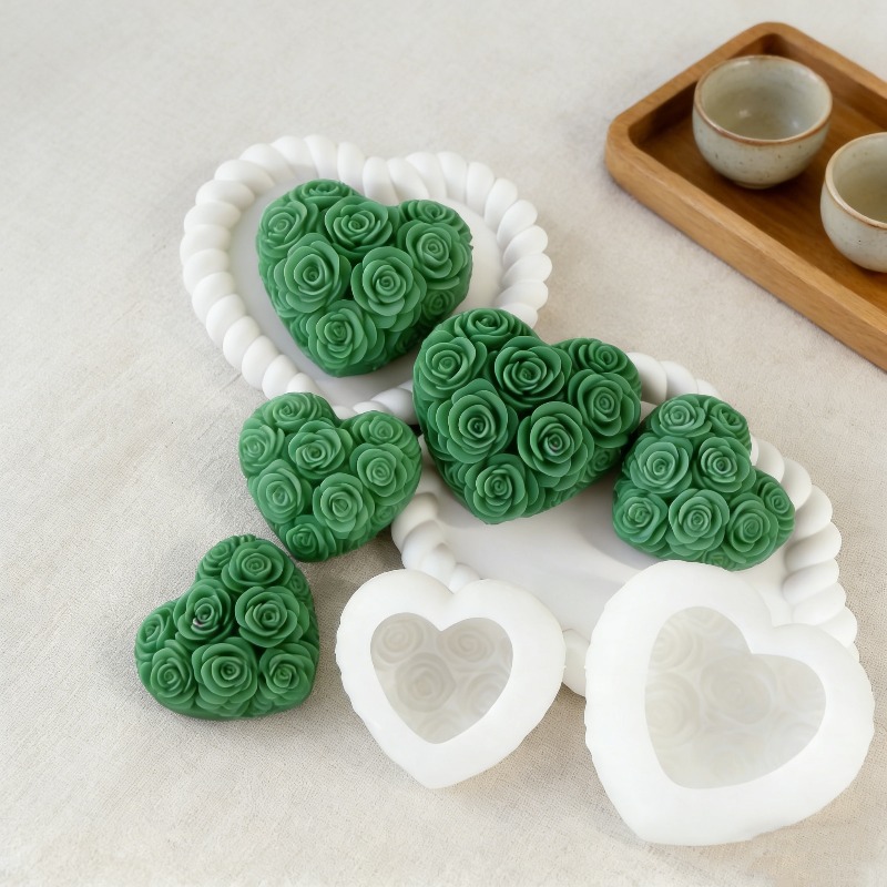 DIY Love Rose Flowers Valentin - Candle Making Uk review and price