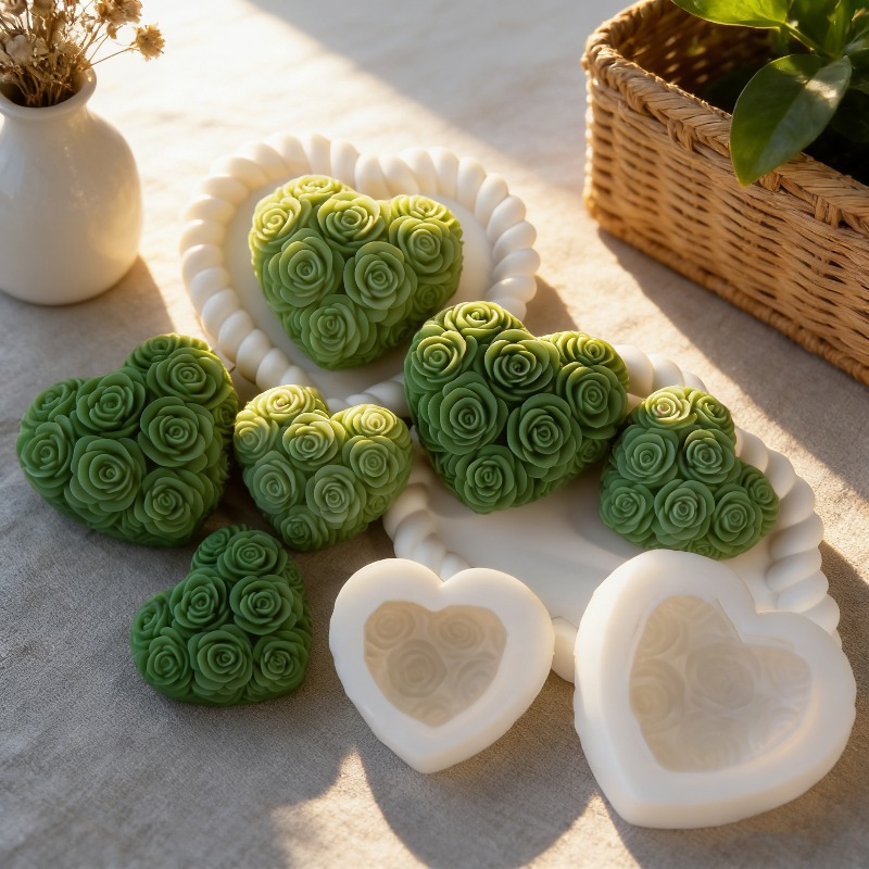 DIY Love Rose Flowers Valentin - Candle Making Uk review and price