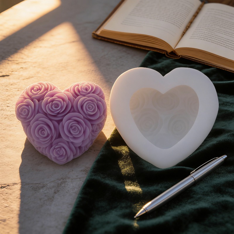 DIY Love Rose Flowers Valentin - Candle Making Uk review and price