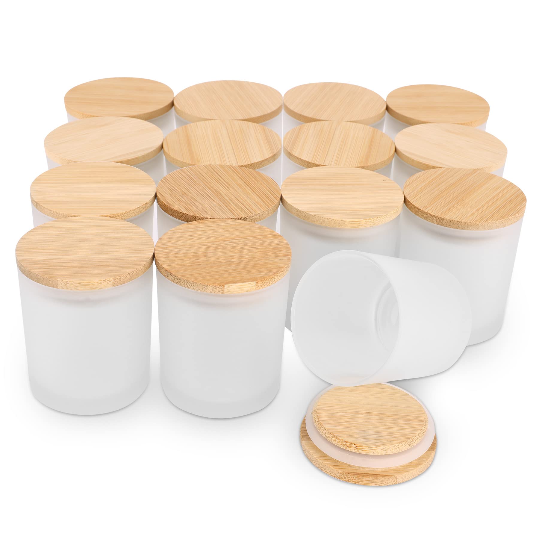 6-Pack 6OZ Frosted Amber Glass - Candle Making Jars Wholesale review and price