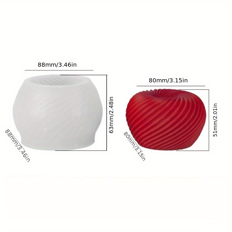 A trendy red apple silicone mo - Candle Making Items review and price