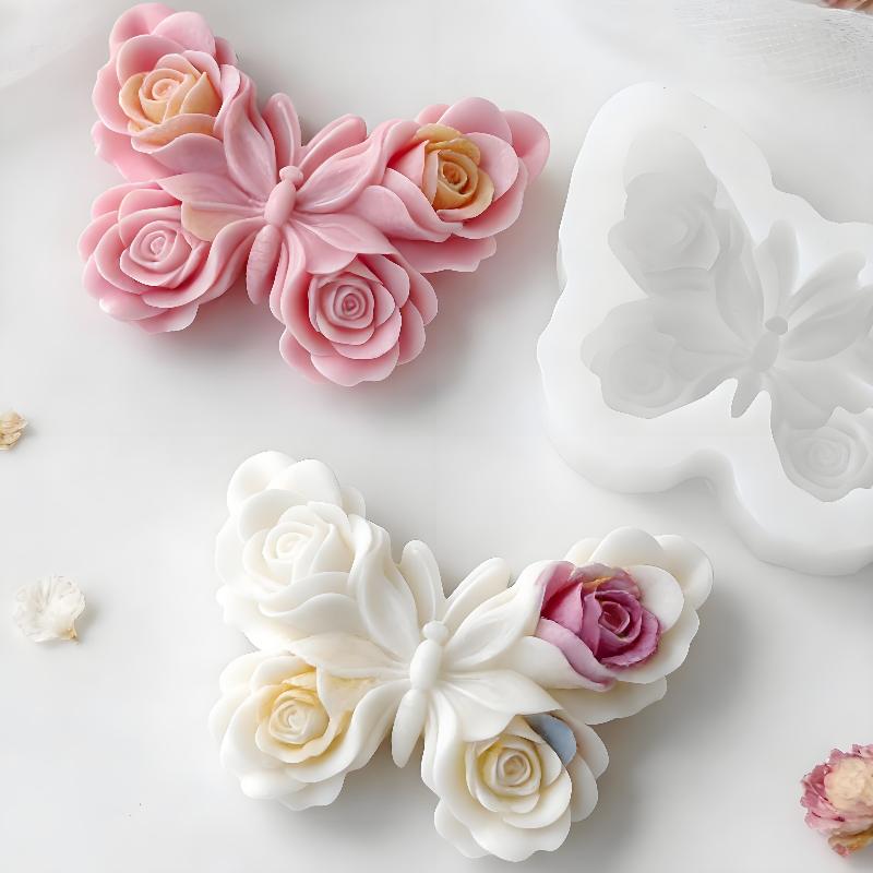 DIY Rose Butterfly Form Silico - Candle Making Items review and price