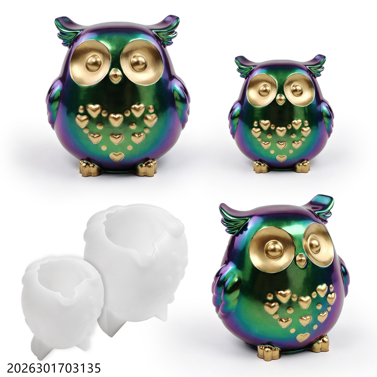 Owl Silicone Mold 3D Bird Shap - Candle Making Items review and price