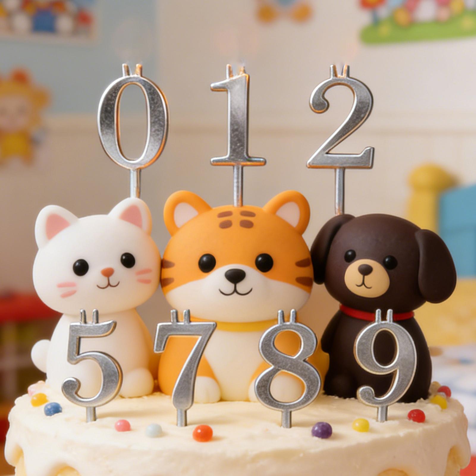 10pcs 0-9 Number Cake Toppers  - Candle Making Items review and price